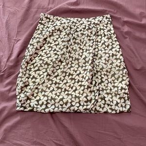 Banana Republic Bow Tie Patterned Mini Skirt